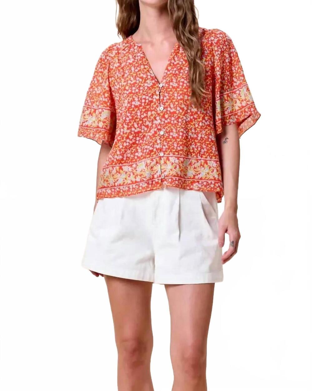 NEW CLEOBELLA koa blouse in solara